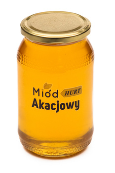 Miód Akacjowy (słoik szklany 1,2 kg) - Karton 12 sztuk