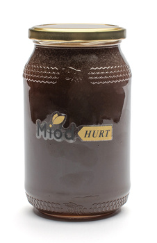 Miód Spadziowy (słoik szklany 1,2 kg) - Karton 12 sztuk